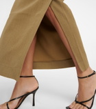 Petar Petrov Avis draped twill maxi dress