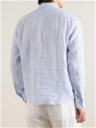 Faherty - Laguna Striped Linen Shirt - Blue