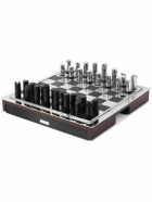 Ralph Lauren Home - Sutton Walnut, Carbon Fibre and Nickel Chess Set