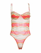Jacquemus Womens Bodysuit in Orange