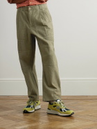 Folk - Assembly Straight-Leg Cotton-Blend Ripstop Trousers - Green
