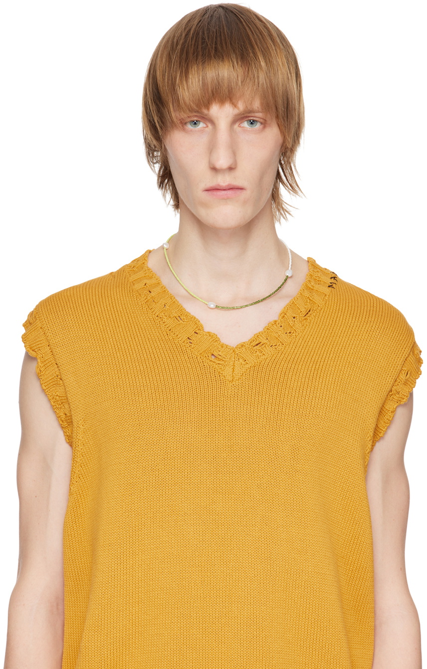 Santangelo SSENSE Exclusive Green & White Shoom Necklace