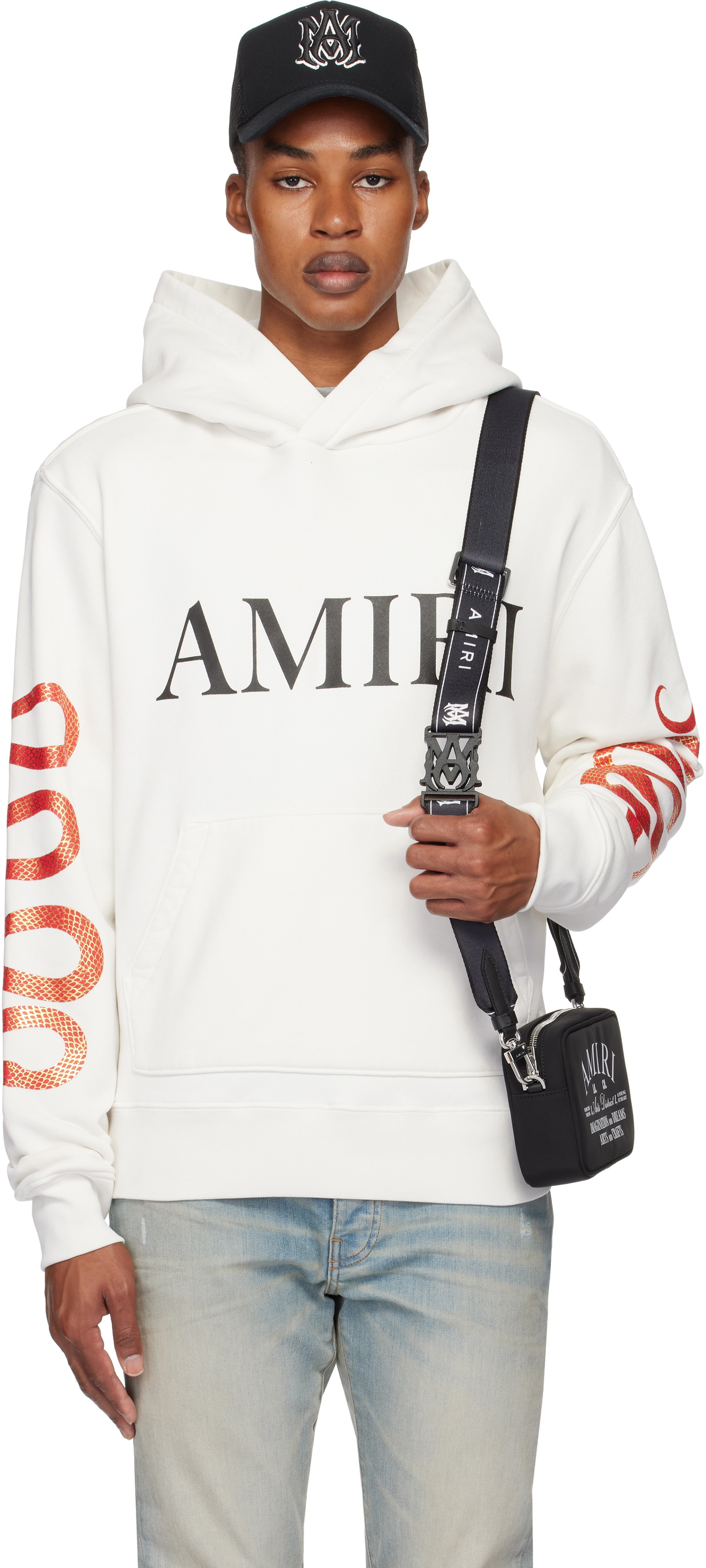 AMIRI Off-White 'Amiri' Snake Hoodie Amiri AMIRI Off-White 'Amiri' Snake Hoodie Amiri