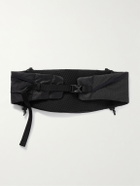 Portal - Borders Embroidered Ripstop-Trimmed Mesh Belt Bag