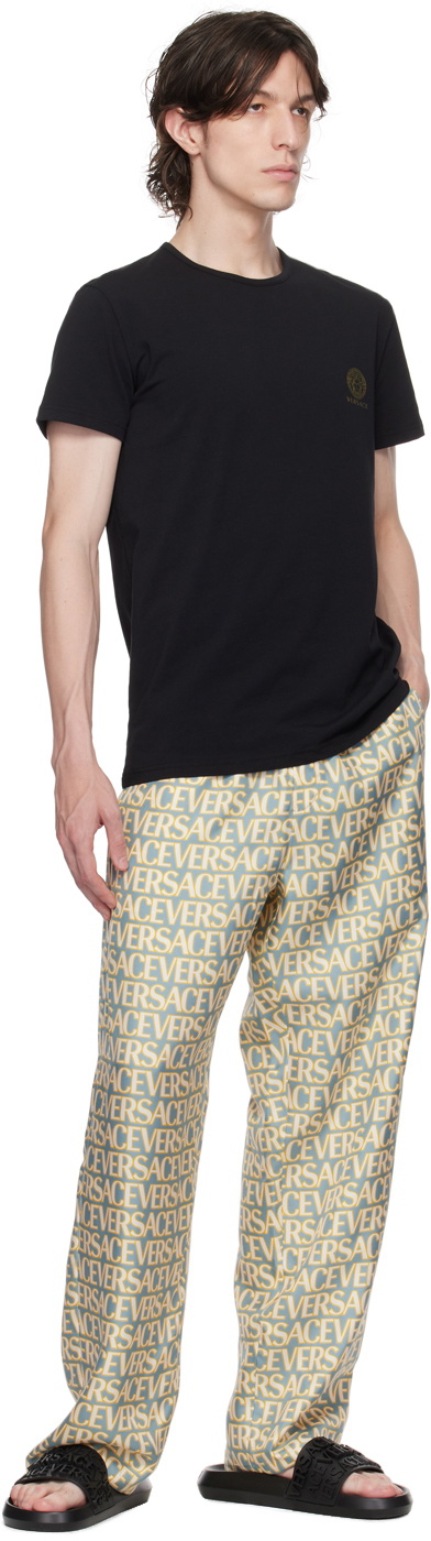 Versace Underwear Black Medusa T-Shirt Versace Underwear