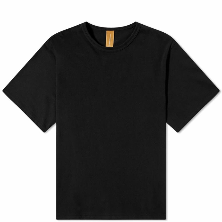 Photo: FrizmWORKS Men's Double Rib Oversized T-Shirt in Black