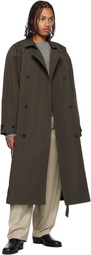 LE17SEPTEMBRE Brown Crisp Raglan Trench Coat