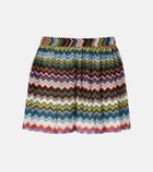 Missoni Zig Zag lamé Bermuda shorts