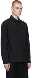 Advisory Board Crystals Black Cotton Shirt