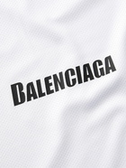 Balenciaga - Logo-Print Mesh Swim T-Shirt - White