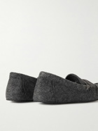 Mr P. - Recycled-Felt Loafers - Gray