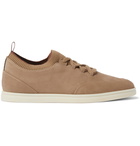 Loro Piana - Soho Walk Nubuck Sneakers - Brown