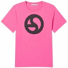 Acne Studios Men's Everest Logogram T-Shirt in Neon Pink
