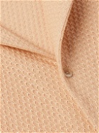 Séfr - Noam Camp-Collar Waffle-Knit Cotton-Blend Shirt - Neutrals