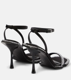 Simkhai - Icon crystal-embellished satin sandals