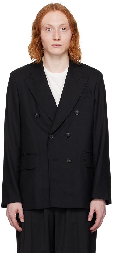 Photo: Our Legacy Black Unconstructed DB Blazer