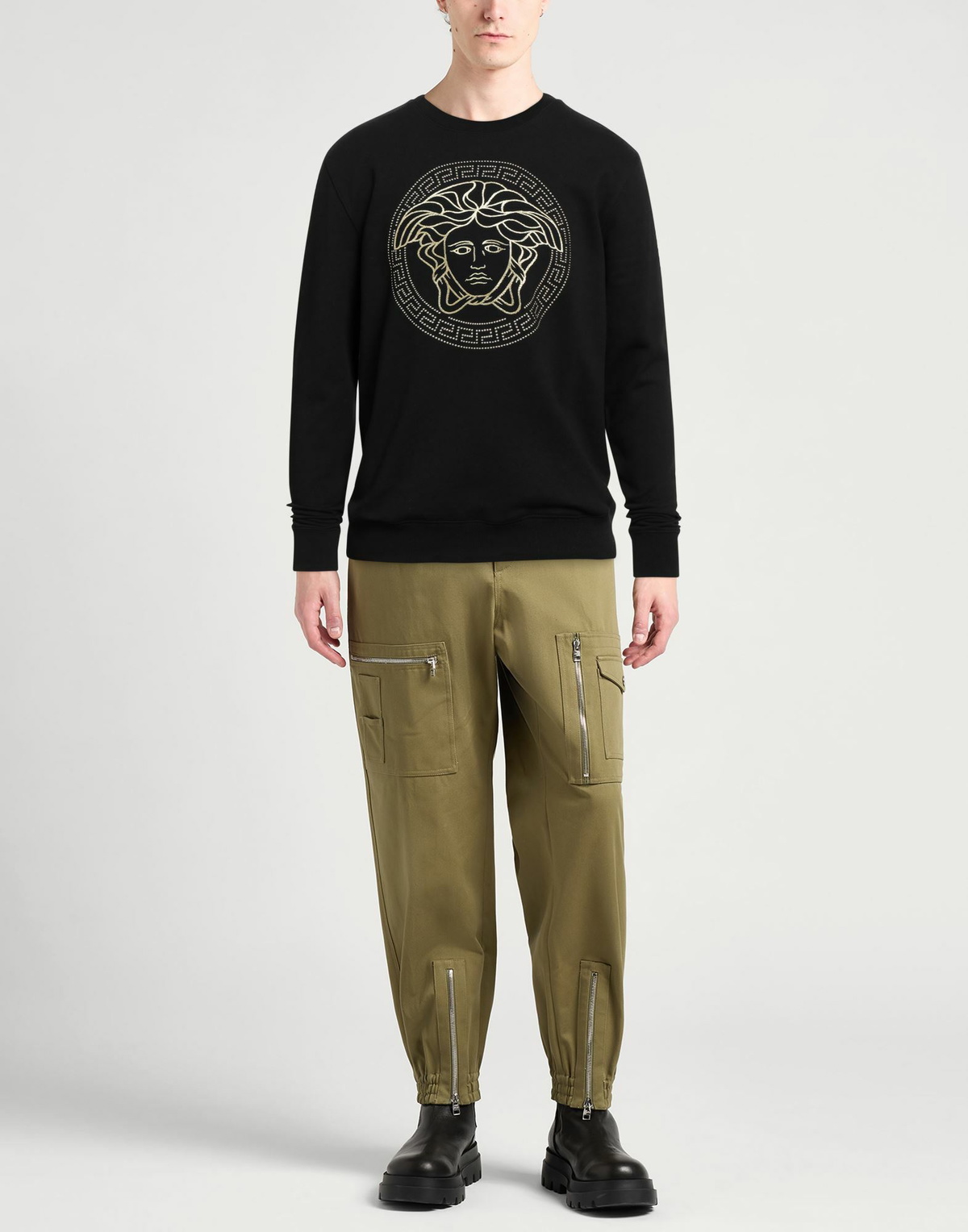Versace Mens Sweatshirt in Black