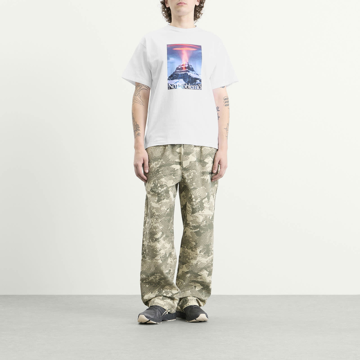 No Problemo Men's Kailash SS T-Shirt in White