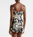 Cala de la Cruz Rami printed linen top