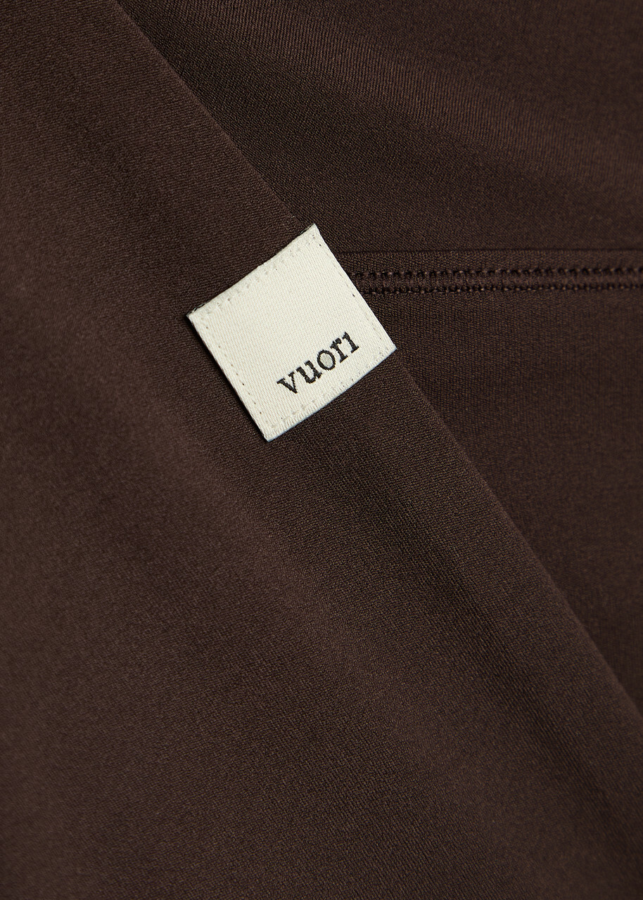 Vuori Alltheform Stretch-jersey Leggings Brown