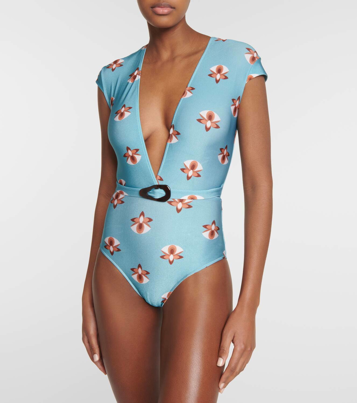 Adriana Degreas Belted swimsuit