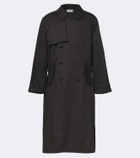 Lemaire Cotton-blend gabardine trench coat