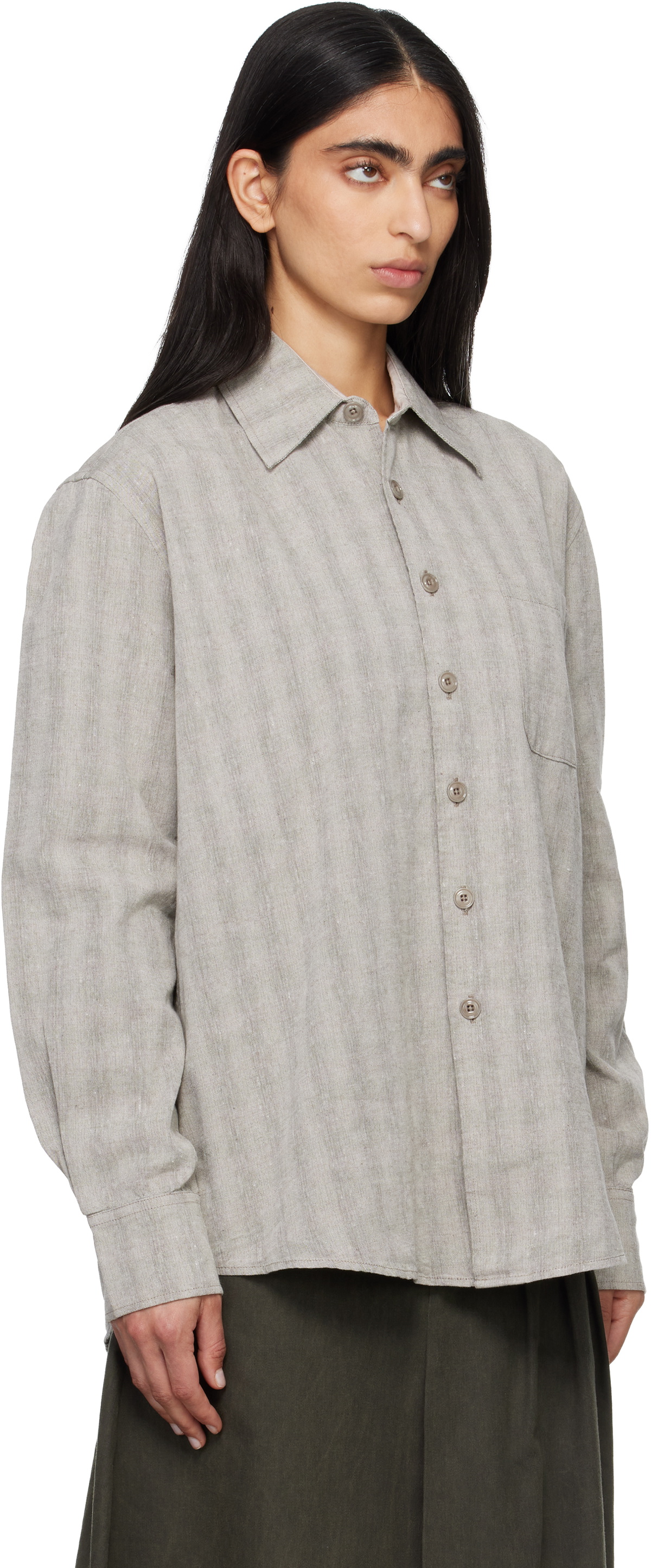 OUR LEGACY Gray Above Shirt
