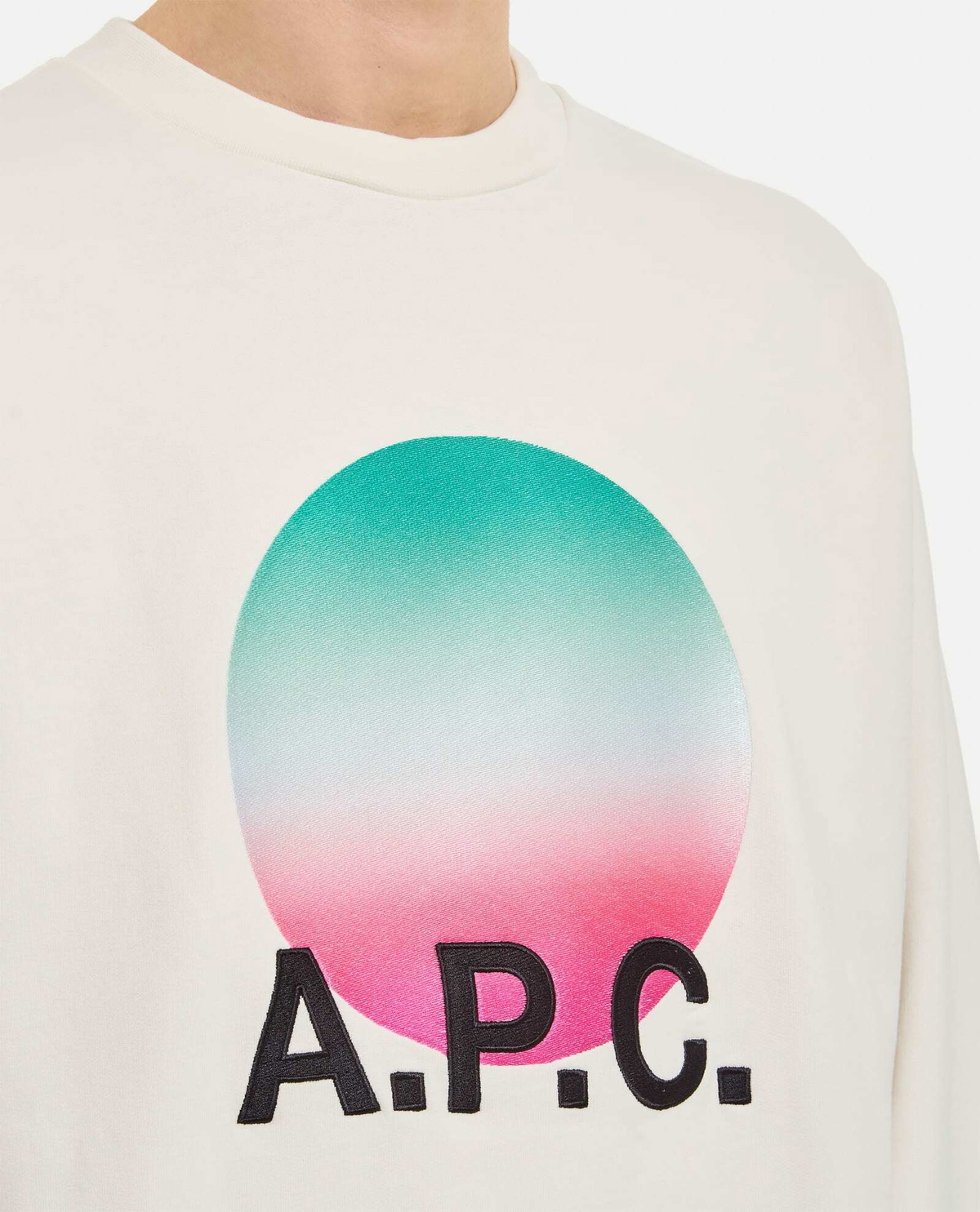 スウェット・トレーナー A.P.C. SUNSET CREWNECK COTTON SWEATSHIRT A.P.C. Sunset Crewneck Cotton Sweatshirt A.P.C.