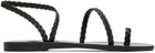 Ancient Greek Sandals Black Eleftheria Sandals
