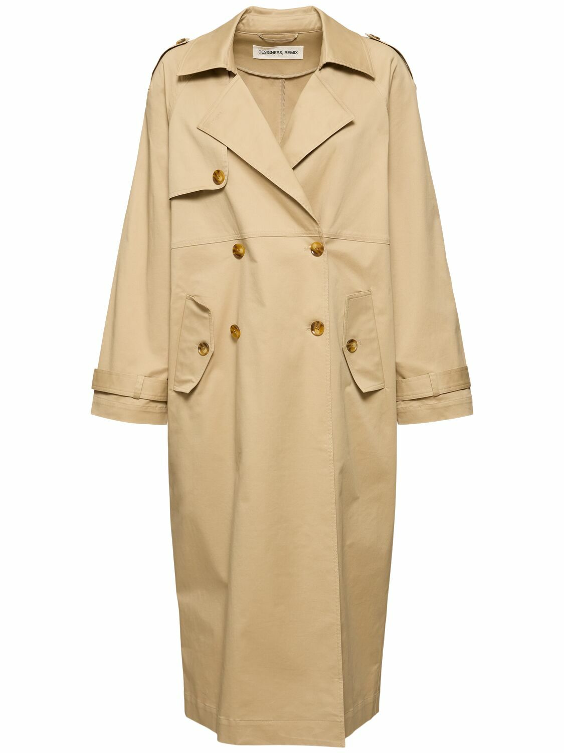 DESIGNERS REMIX Dylan Cotton Blend Trench Coat