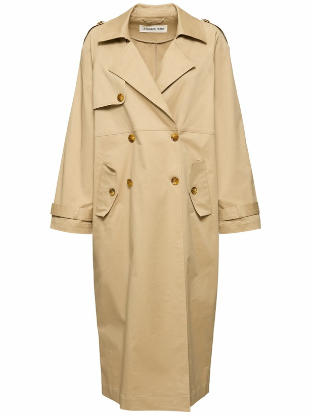 Photo: DESIGNERS REMIX Dylan Cotton Blend Trench Coat