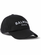 Balmain - Logo-Embroidered Canvas Baseball Cap