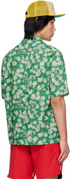 Rhude Green Printed Shirt