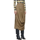 JW Anderson Beige Drape Skirt