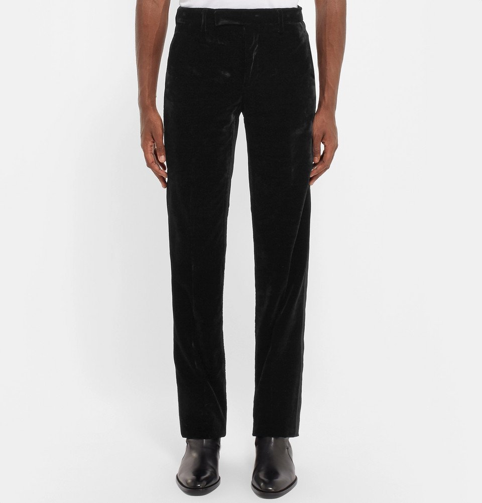 Proenza Schouler wideleg Silk Velvet Trousers  Farfetch