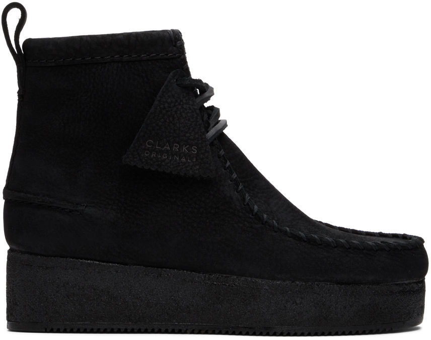 Clarks Originals Black Wallabee Craft Boots Clarks Originals