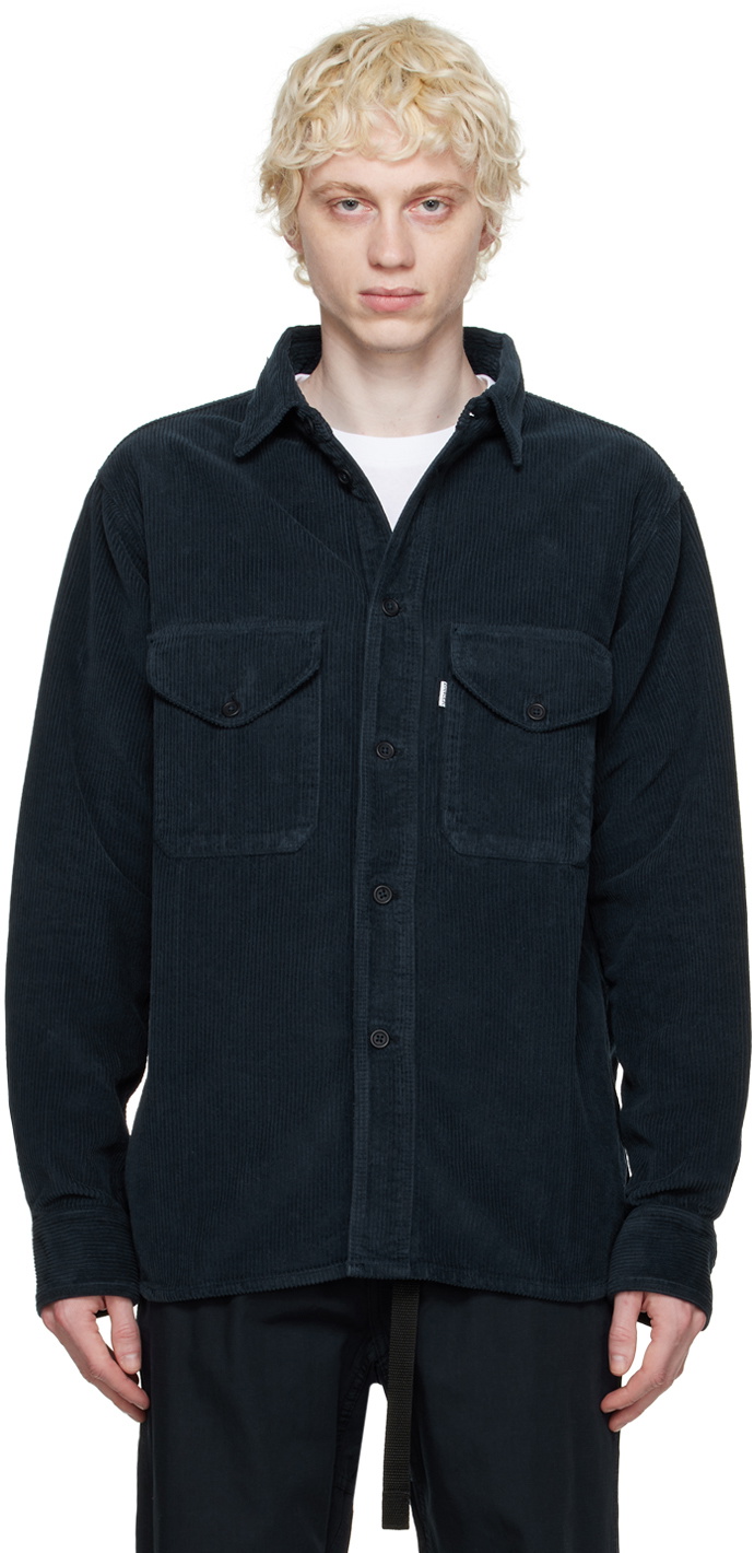 DANCER Navy Double Pocket Shirt