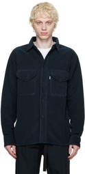 DANCER Navy Double Pocket Shirt