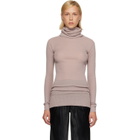 Rick Owens Pink Tower LS Tube Turtleneck