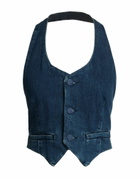 Good American Womens Denim outerwear in Blue
