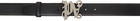 Palm Angels Black PA Monogram Belt