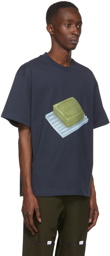 Jacquemus Navy 'Le T-Shirt Savon' T-Shirt