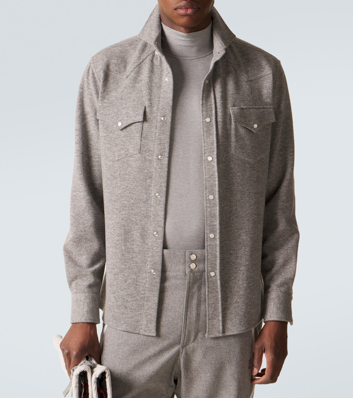 Brunello Cucinelli Silk ski sweatshirt