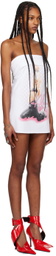 ALL-IN White Allina Minidress