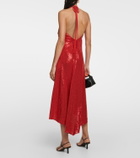 Dodo Bar Or Sequined gathered midi dress