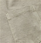 Velva Sheen - Garment-Dyed Cotton-Jersey T-Shirt - Gray green