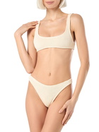 MC2 Saint Barth Woman Beige Classic Crinkle Bralette Naima