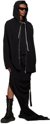 Rick Owens DRKSHDW Black Single-Shoulder Maxi Dress