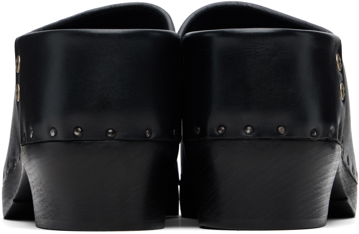Enfants Riches Déprimés Black Metal Hardware Clogs