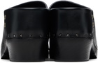 Enfants Riches Déprimés Black Metal Hardware Clogs